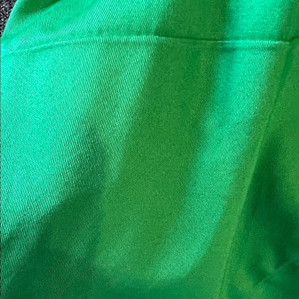 Pinup Couture Vibrant Green Haley Peplum Blouse Size XL - Picture 5 of 5
